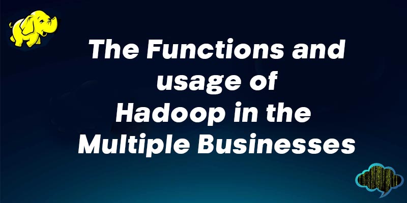 The Functions and usage of Hadoop in the Multiple Businesses